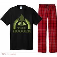 Tree Hugger Retro Environmental Nature Lover Pajama Set thumb 0