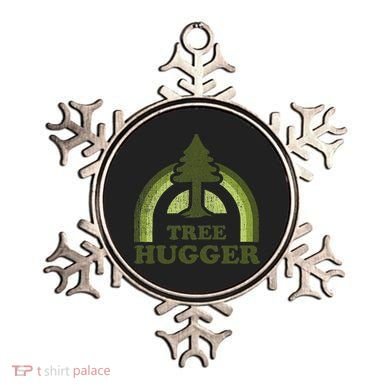 Tree Hugger Retro Environmental Nature Lover Ornament
