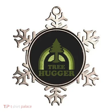 Tree Hugger Retro Environmental Nature Lover Ornament