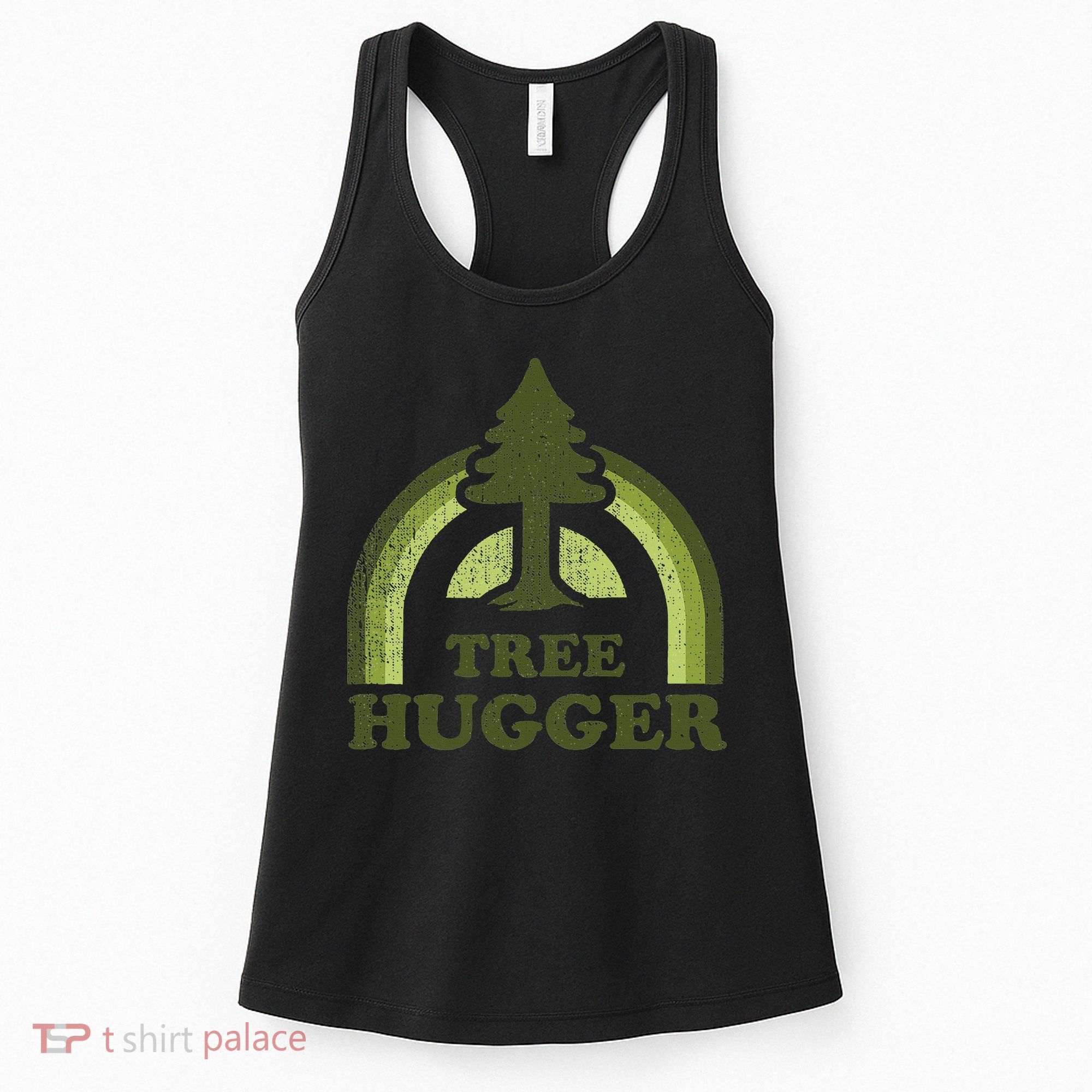 Tree Hugger Retro Environmental Nature Lover Women's Tank Top