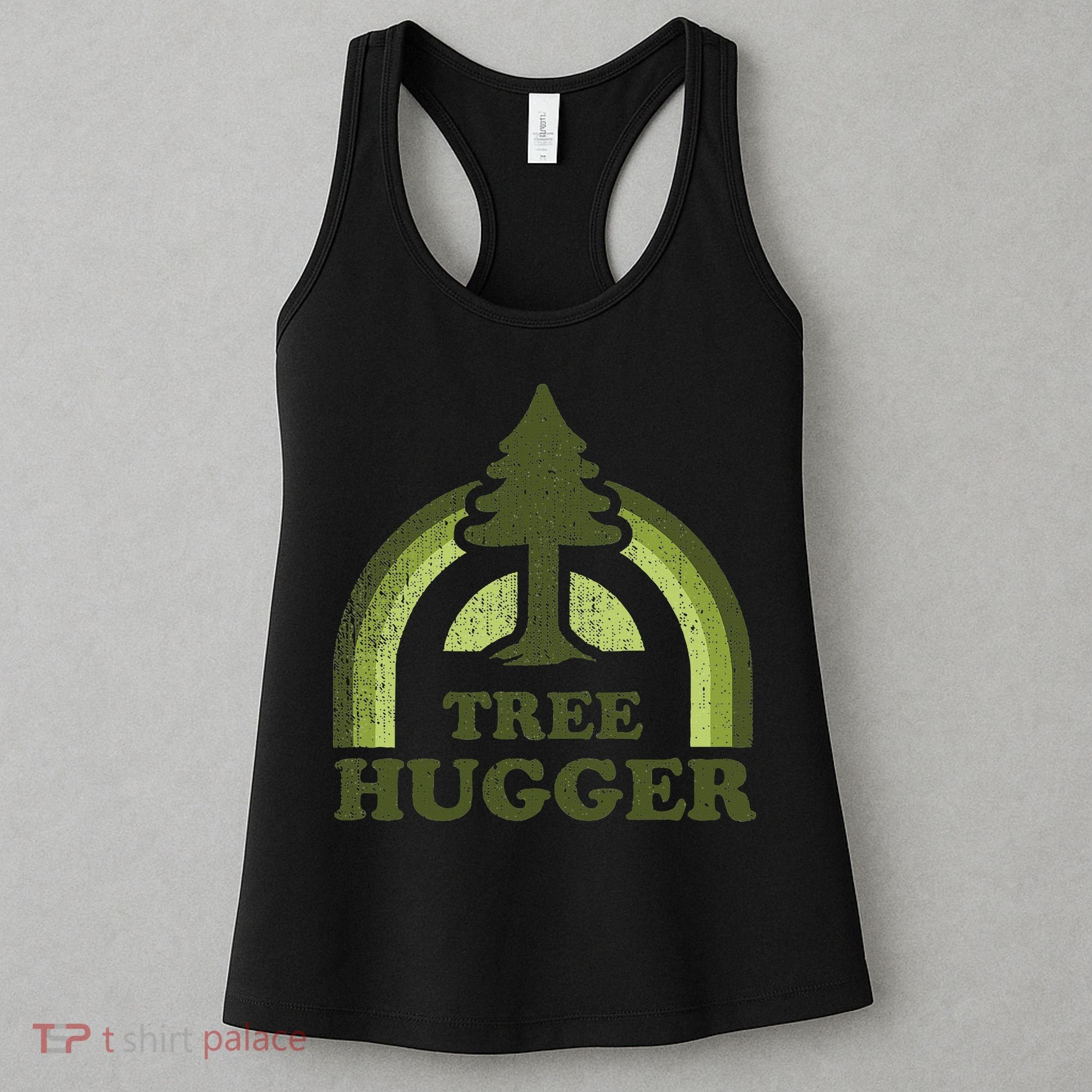 Tree Hugger Retro Environmental Nature Lover Women's Tank Top