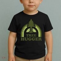 Tree Hugger Retro Environmental Nature Lover Toddler T-Shirt thumb 2