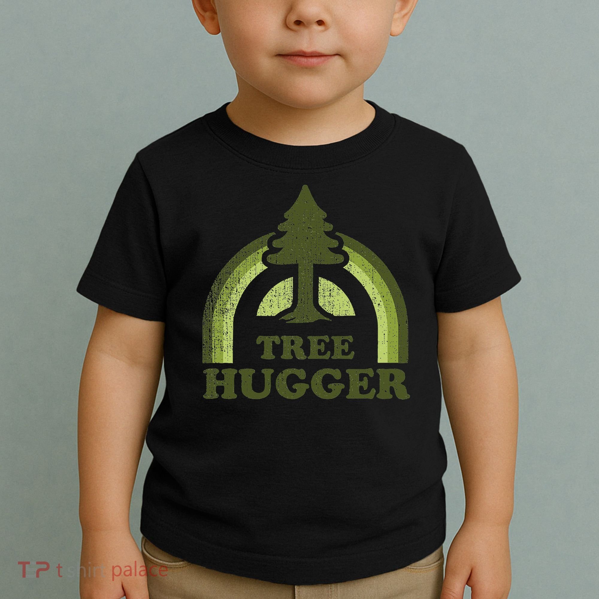 Tree Hugger Retro Environmental Nature Lover Toddler T-Shirt