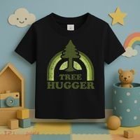 Tree Hugger Retro Environmental Nature Lover Toddler T-Shirt thumb 3