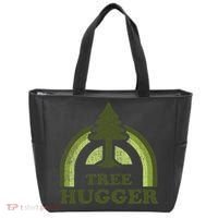 Tree Hugger Retro Environmental Nature Lover Tote Bag thumb 0