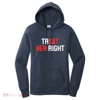 Treat Her Right / Eat Her Women's Hoodie thumb 0