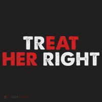 Treat Her Right Funny Eat Her Right Beanie thumb 2