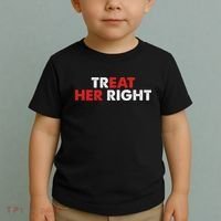 Treat Her Right Funny Eat Her Right Toddler T-Shirt thumb 2