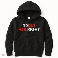 Treat Her Right Funny Eat Her Right Kids Hoodie thumb 0