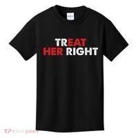 Treat Her Right Funny Eat Her Right Kids T-Shirt thumb 0