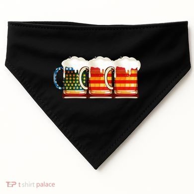 Three American Beer USA-Made Doggie Bandana
