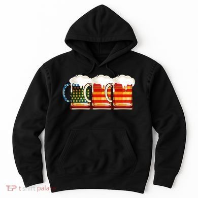 Three American Beer Hoodie