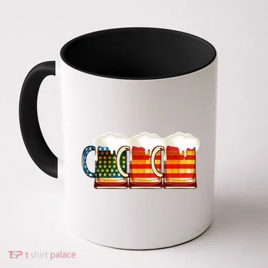Three American Beer Coffee Mug