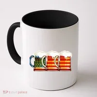 Three American Beer Coffee Mug thumb 0