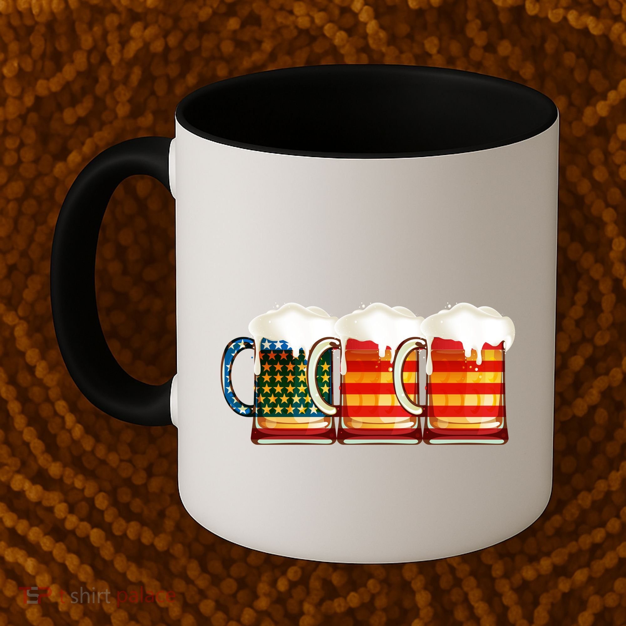 Three American Beer Coffee Mug