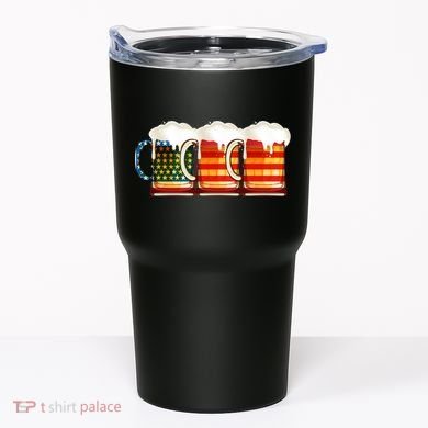 Three American Beer Tumbler