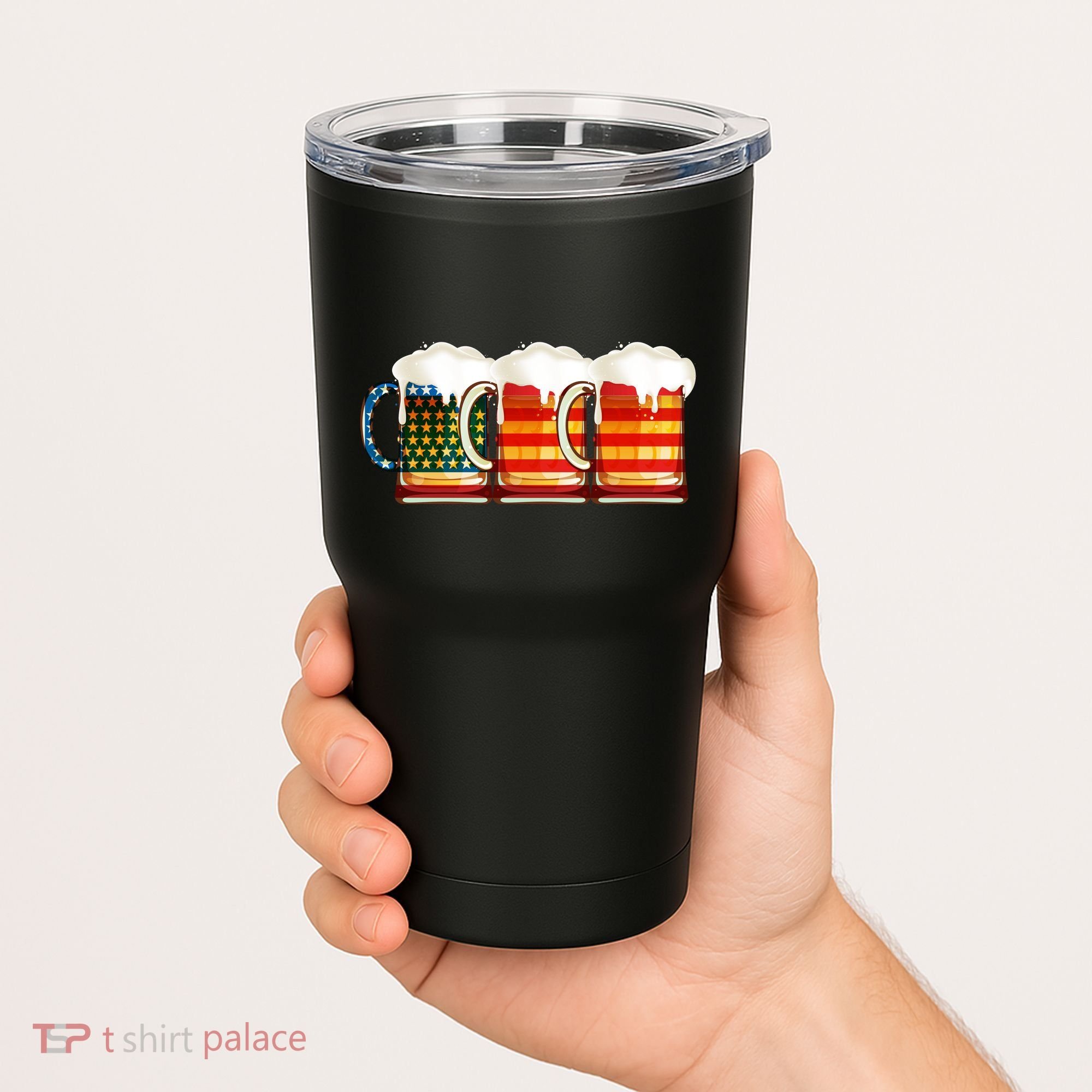 Three American Beer Tumbler