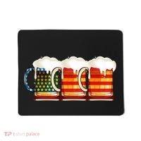 Three American Beer Mousepad thumb 0