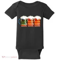 Three American Beer Baby Bodysuit thumb 0