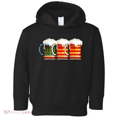 Three American Beer Toddler Hoodie