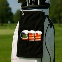 Three American Beer Golf Towel thumb 2