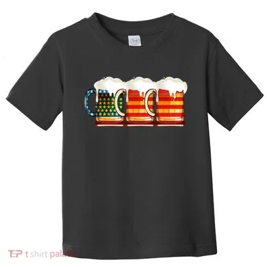 Three American Beer Toddler T-Shirt