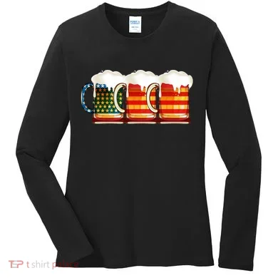 Three American Beer Women's Long Sleeve Shirt