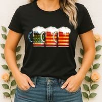 Three American Beer Women's T-Shirt thumb 2