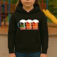 Three American Beer Kids Hoodie thumb 3