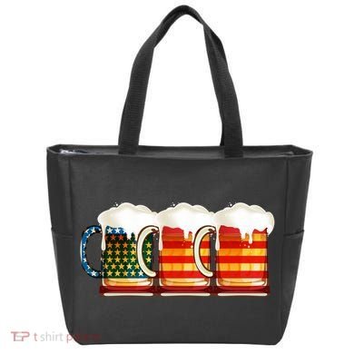 Three American Beer Tote Bag