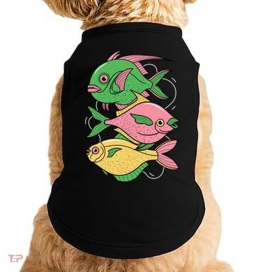 Three Colorful Fishes Doggie Tank