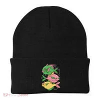 Three Colorful Fishes Beanie thumb 0