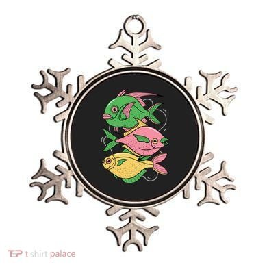 Three Colorful Fishes Ornament