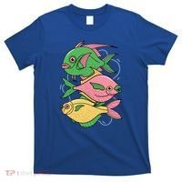Three Colorful Fishes T-Shirt thumb 0