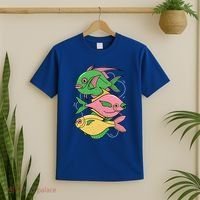 Three Colorful Fishes T-Shirt thumb 2
