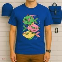 Three Colorful Fishes T-Shirt thumb 6