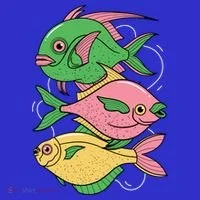 Three Colorful Fishes Toddler Hoodie thumb 2