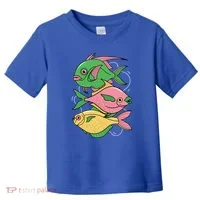 Three Colorful Fishes Toddler T-Shirt thumb 0