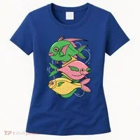 Three Colorful Fishes Women's T-Shirt thumb 0
