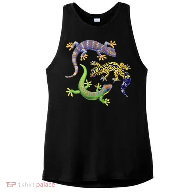 Three Geckos Ladies PosiCharge Tri-Blend Wicking Tank