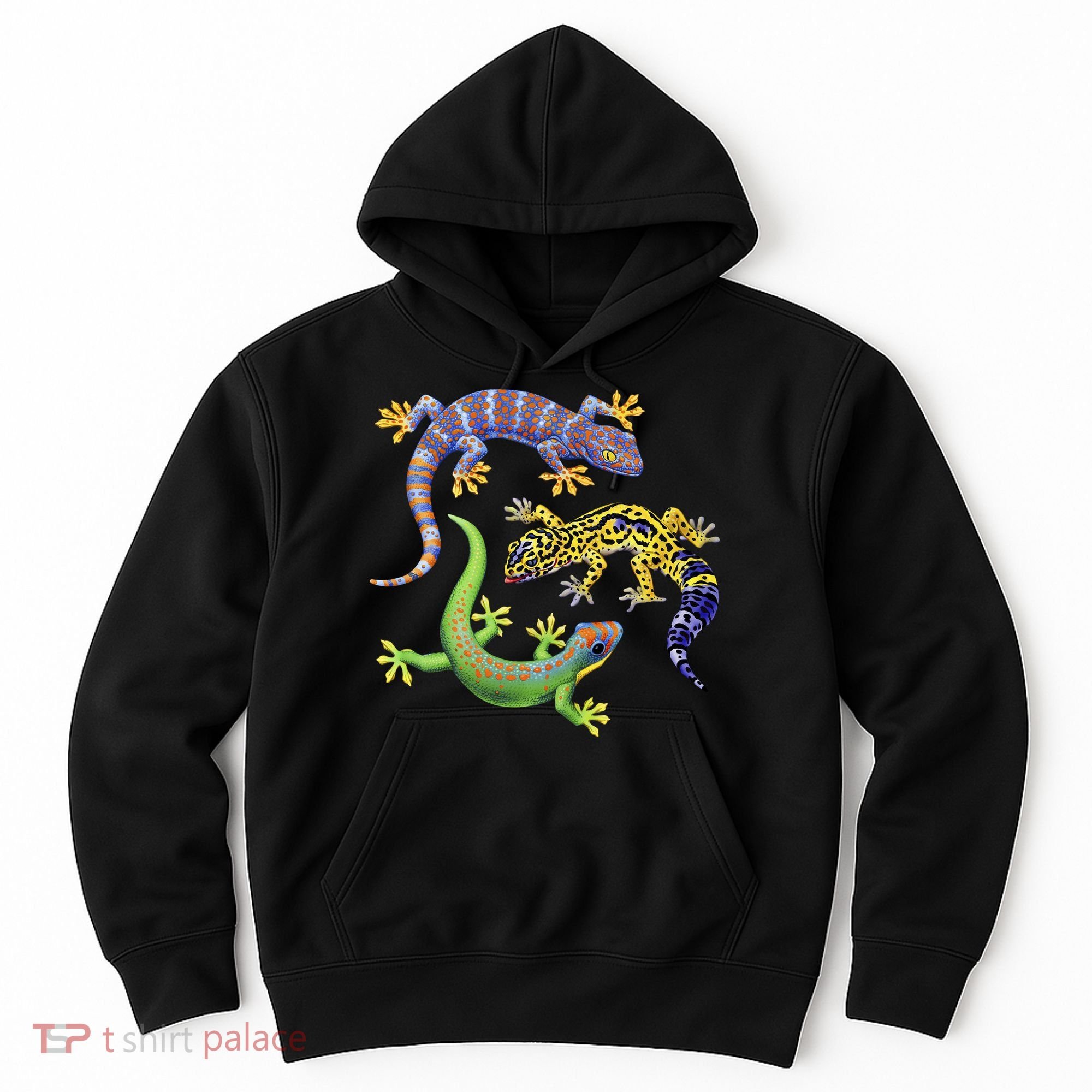 Three Geckos Hoodie