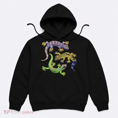 Three Geckos Hoodie
