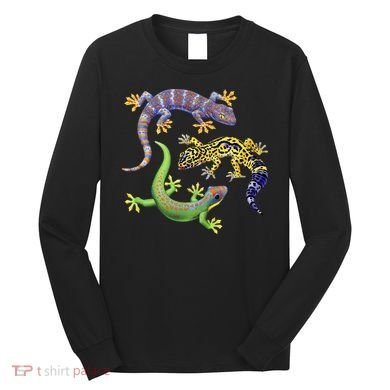 Three Geckos Long Sleeve Shirt