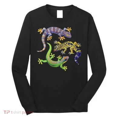 Three Geckos Long Sleeve Shirt