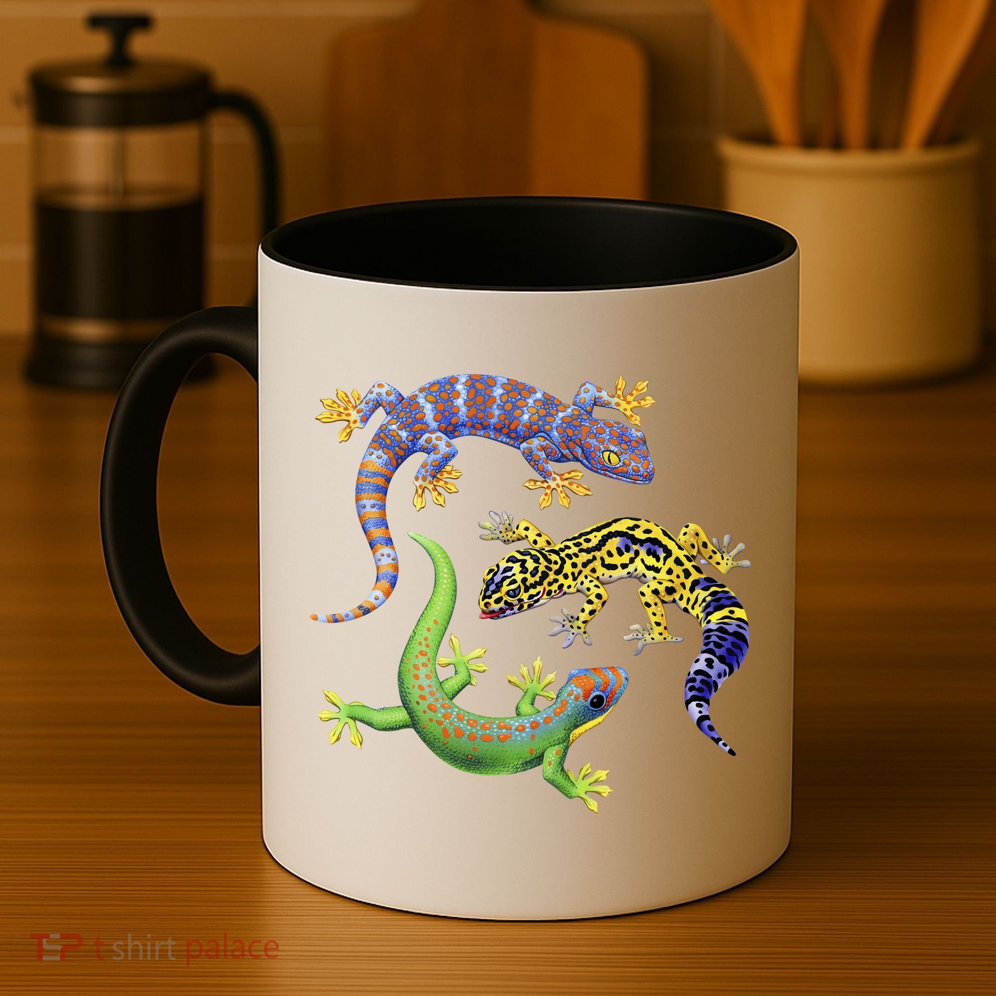 Three Geckos Coffee Mug