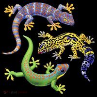 Three Geckos Mousepad thumb 1