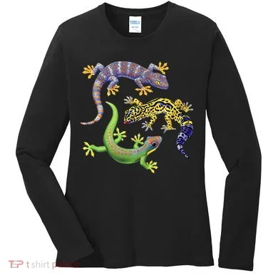 Three Geckos Women's Long Sleeve Shirt