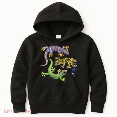 Three Geckos Kids Hoodie