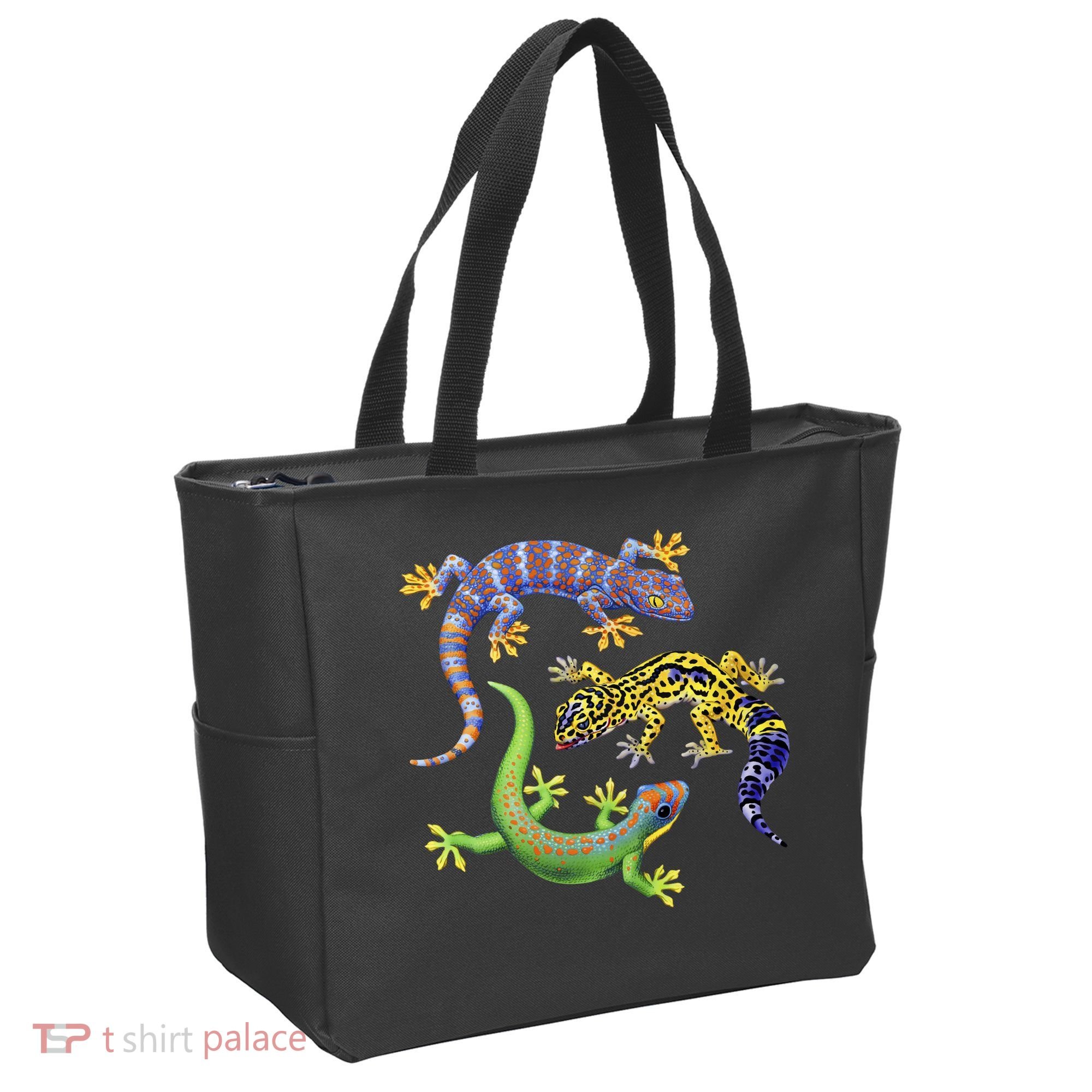 Three Geckos Tote Bag