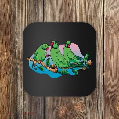 Three Parrots Coaster